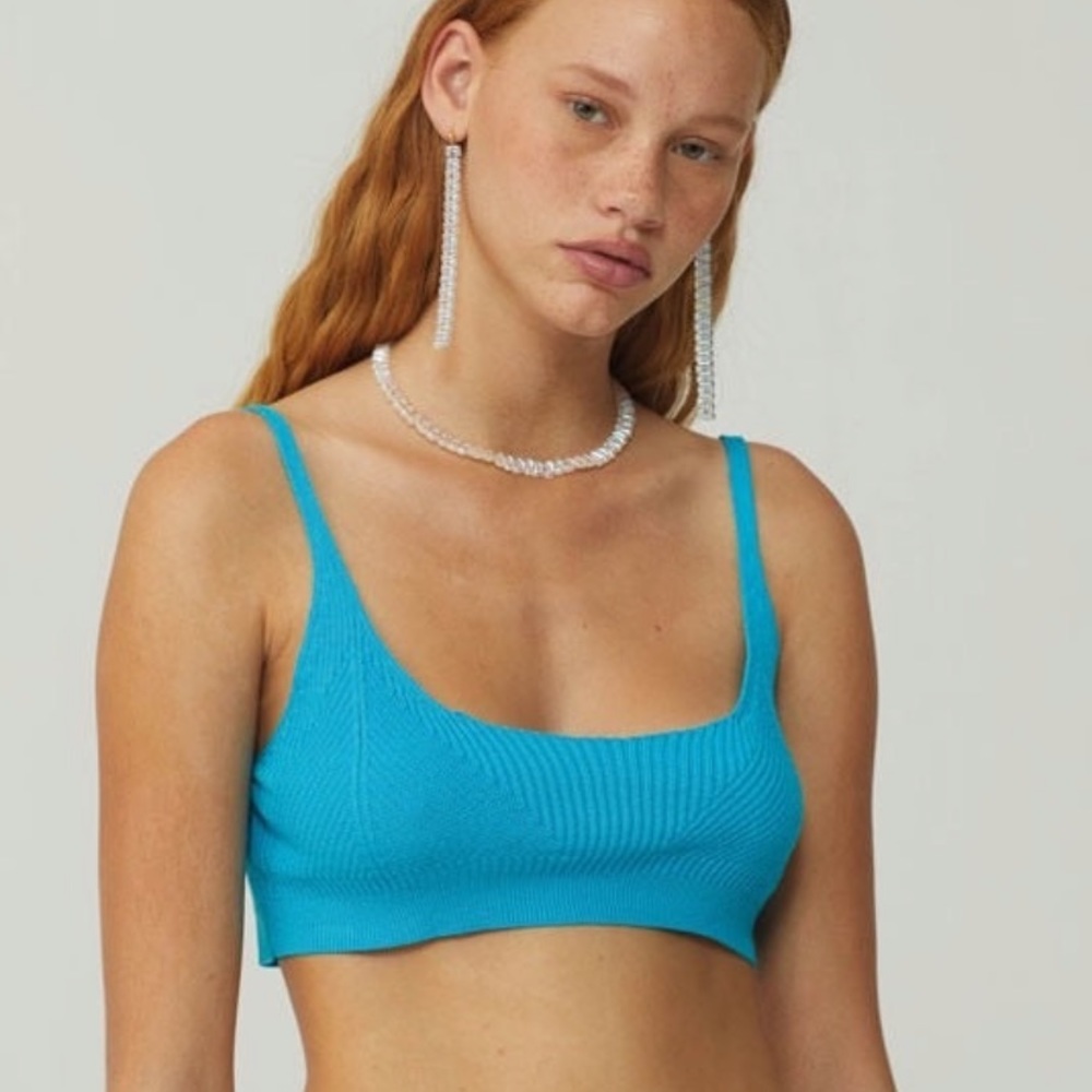 Paloma wool knit bra top.